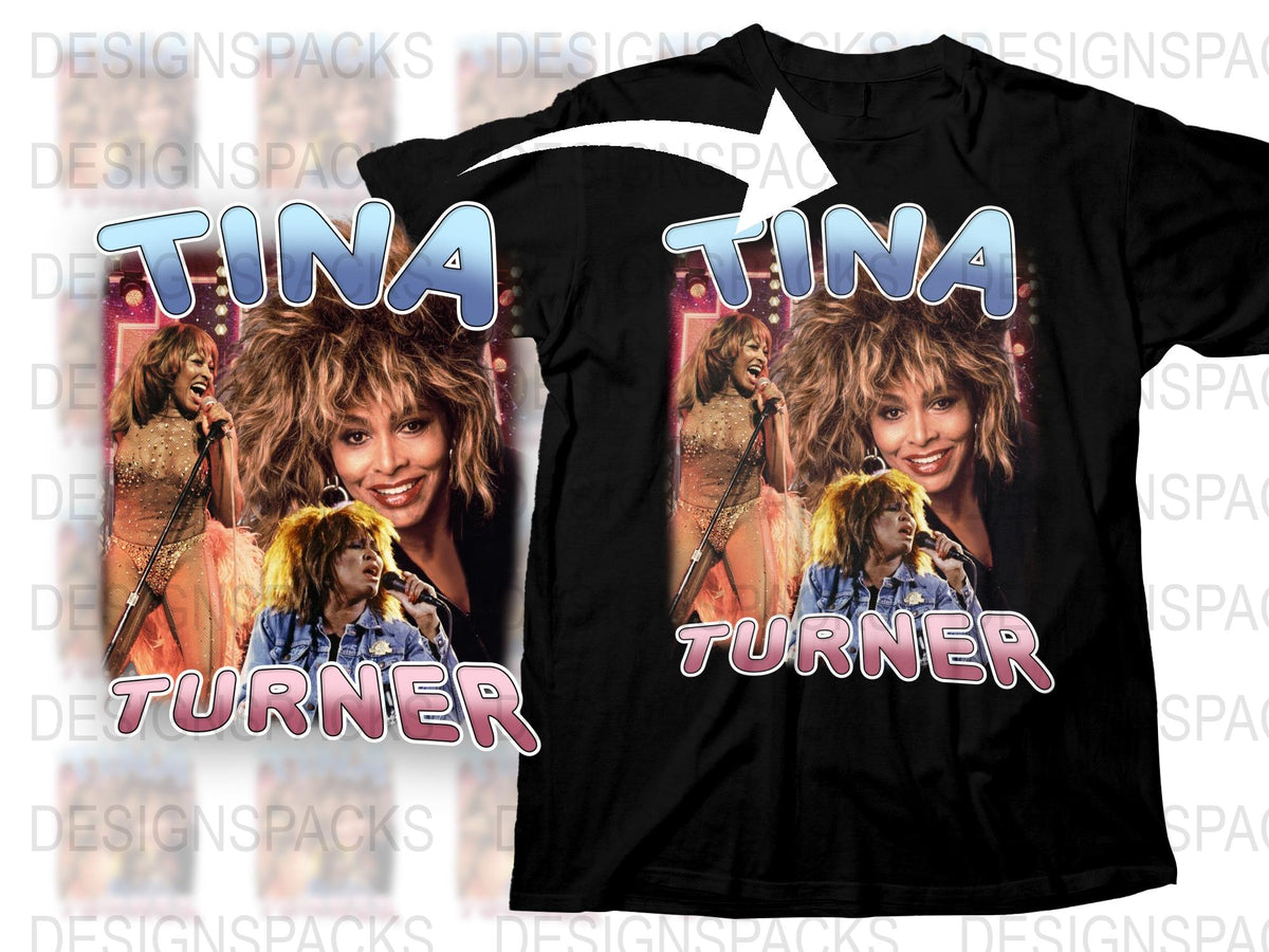 Tina Turner Vintage Concert T-Shirt, Classic Rock Music Tee, Retro Band Graphic Shirt