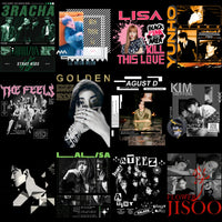 Load image into Gallery viewer, 65 KPOP Music Tribute Streetwear &amp; Bootleg Designs Bundle PNG
