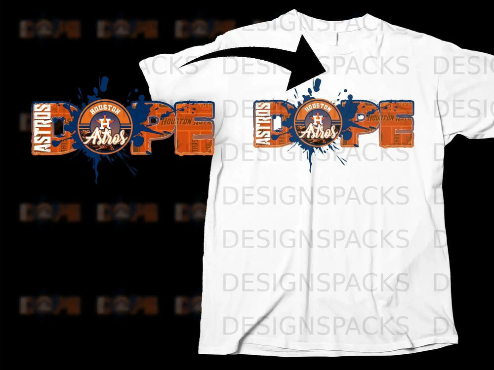 Houston Astros Dope Astros Graphic T-Shirt