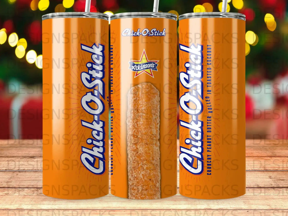 Chick-O-Stick crunchy peanut butter candy rolls in coconut packaging.