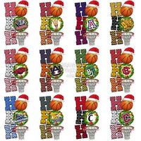 Load image into Gallery viewer, 66 NCAA College Basketball Teams Christmas Ho Ho Ho Designs Bundle PNG

