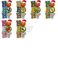 Load image into Gallery viewer, 66 NCAA College Basketball Teams Christmas Ho Ho Ho Designs Bundle PNG
