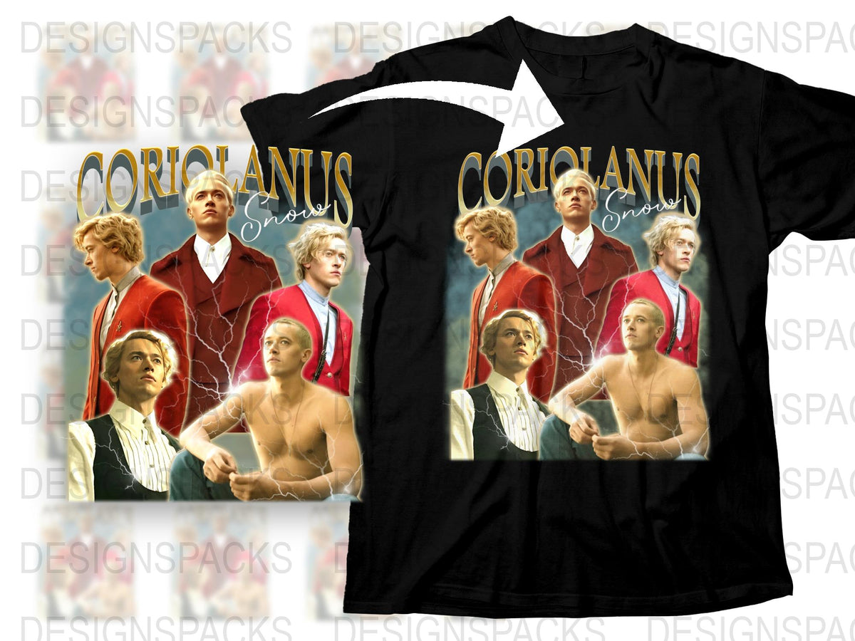 Coriolanus Inspired Graphic T-Shirt, Vintage Movie Poster Style, Classic Film Fan Apparel