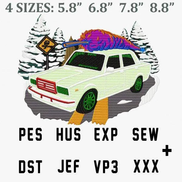 Vaz Car Embroidery Design