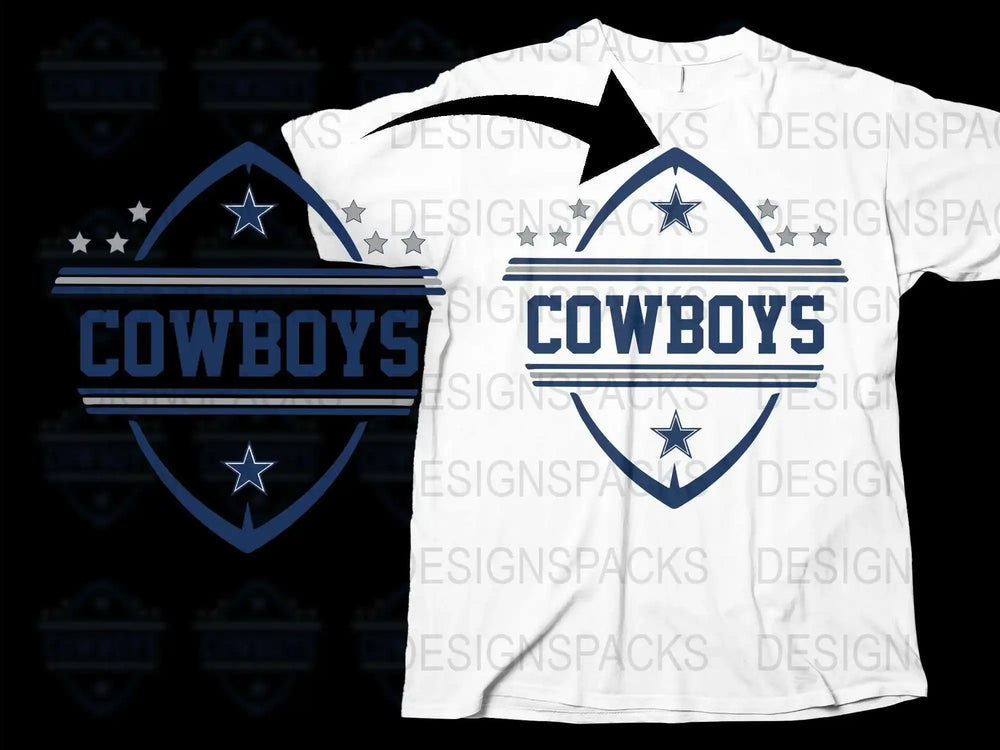 Cowboys Sports Team T-Shirt, Star Logo Graphic Tee, Football Fan Apparel, Unisex Tailgate Outfit