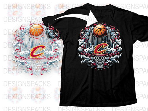 Cleveland Basketball T-Shirt, Vintage Sports Tee, Graphic Design, Unisex Apparel, Fan Gift Idea