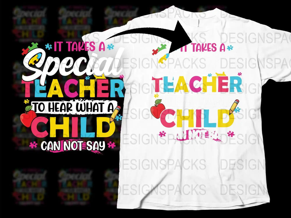 Special Teacher T-Shirt, Inspirational Quote, Colorful Teacher Tee, Gift for Educators, Back to School Shirt, Appreciation Gift