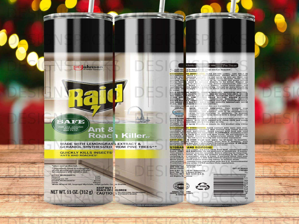 Raid Ant & Roach Killer 27 spray can with lemongrass extract.