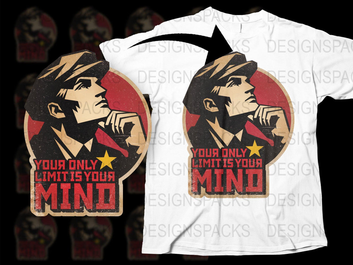 Vintage Style Graphic T-Shirt, Motivational Quote, Retro Design, Men's and Women's Sizes Available