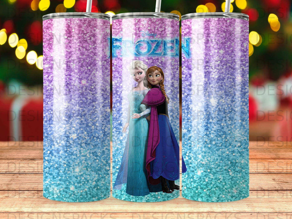 Disney Frozen Elsa Anna Glitter Ombre Tumbler product type