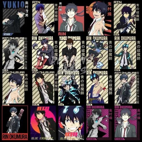 67 Blue Exorcist Anime Designs Bundle PNG designspacks