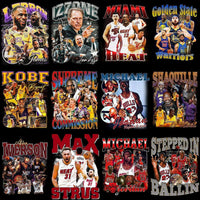 Load image into Gallery viewer, 67 Basketball Players Teams Bootleg Designs Bundle PNG
