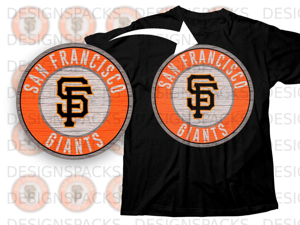 San Francisco Giants Circular Logo T-Shirt Design
