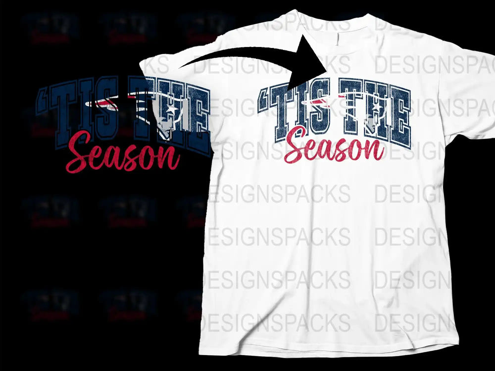 'Tis the Season T-Shirt, Festive Holiday Graphic Tee, Winter Fashion Top, Christmas Casual Wear