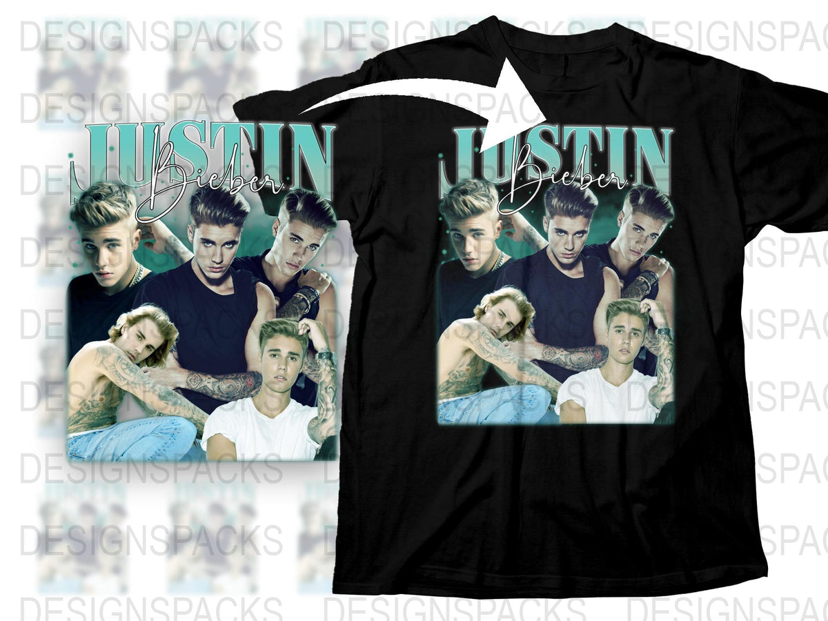 Men's Black T-Shirt with Multiple Celebrity Poses, Pop Star Graphic Tee, Unique Fan Merchandise, Music Lover Gift, Fashion Trendy Shirt