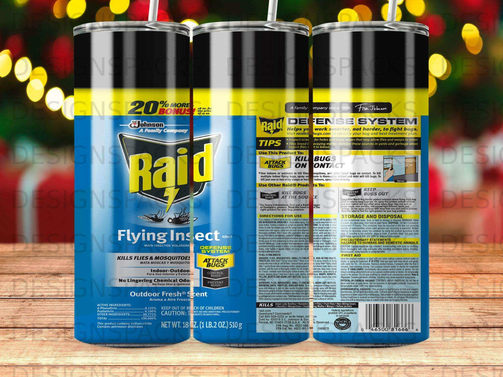 Raid Flying Insect Killer 7 can with "Outdoor Fresh" scent, 18 oz.