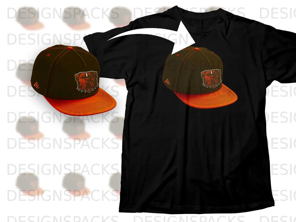 Bold Design Baseball Cap With Embroidered Logo Hat