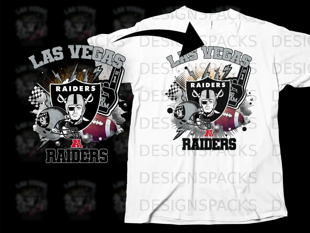 Las Vegas Raiders Graphic Design T-Shirt