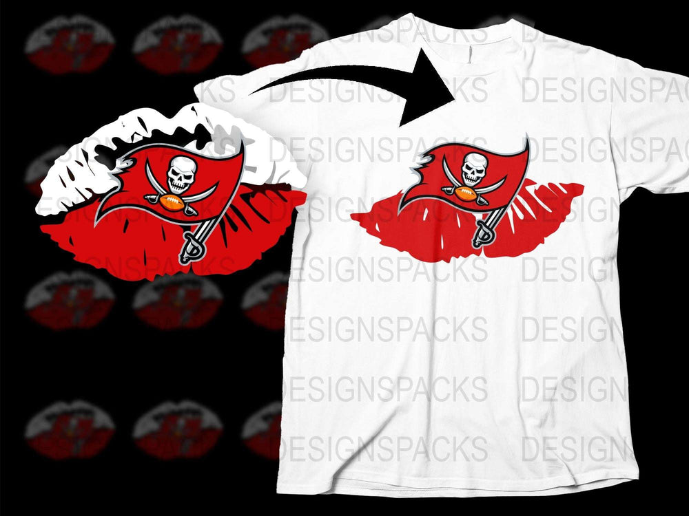 Men's White T-Shirt with Red Pirate Graphic Design, Skull and Crossbones, Casual Streetwear