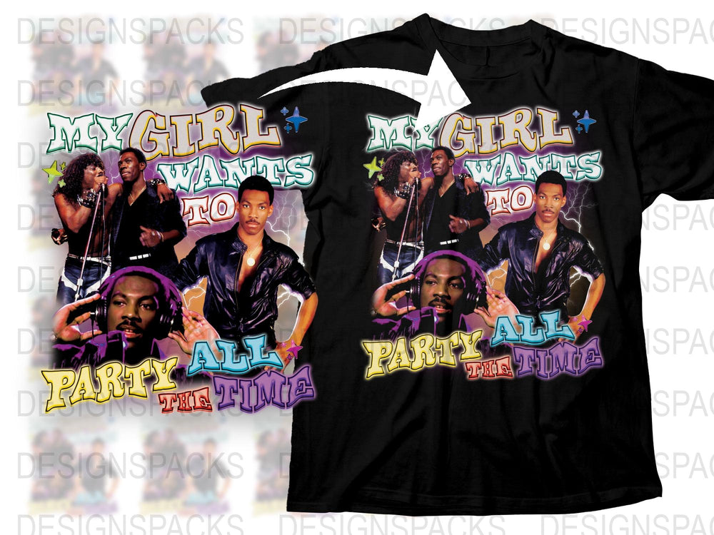 Vintage 90s Hip Hop T-Shirt, Retro Music Tee, Party All Time Graphic Shirt