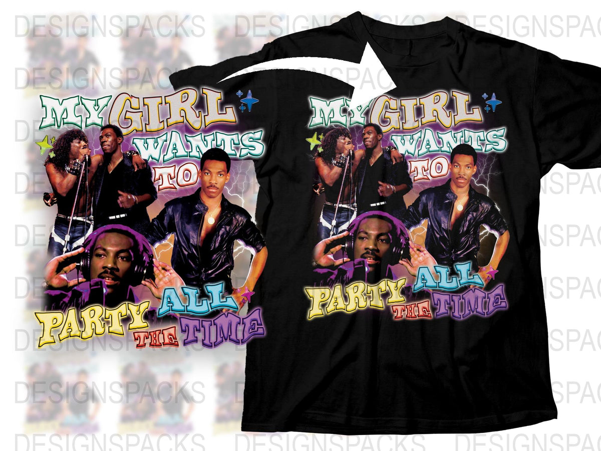 Vintage 90s Hip Hop T-Shirt, Retro Music Tee, Party All Time Graphic Shirt