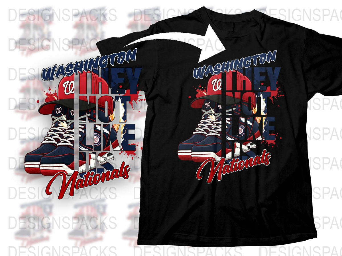Washington DC Themed Nationals Love Graphic T-Shirt, Unisex Baseball Fan Tee