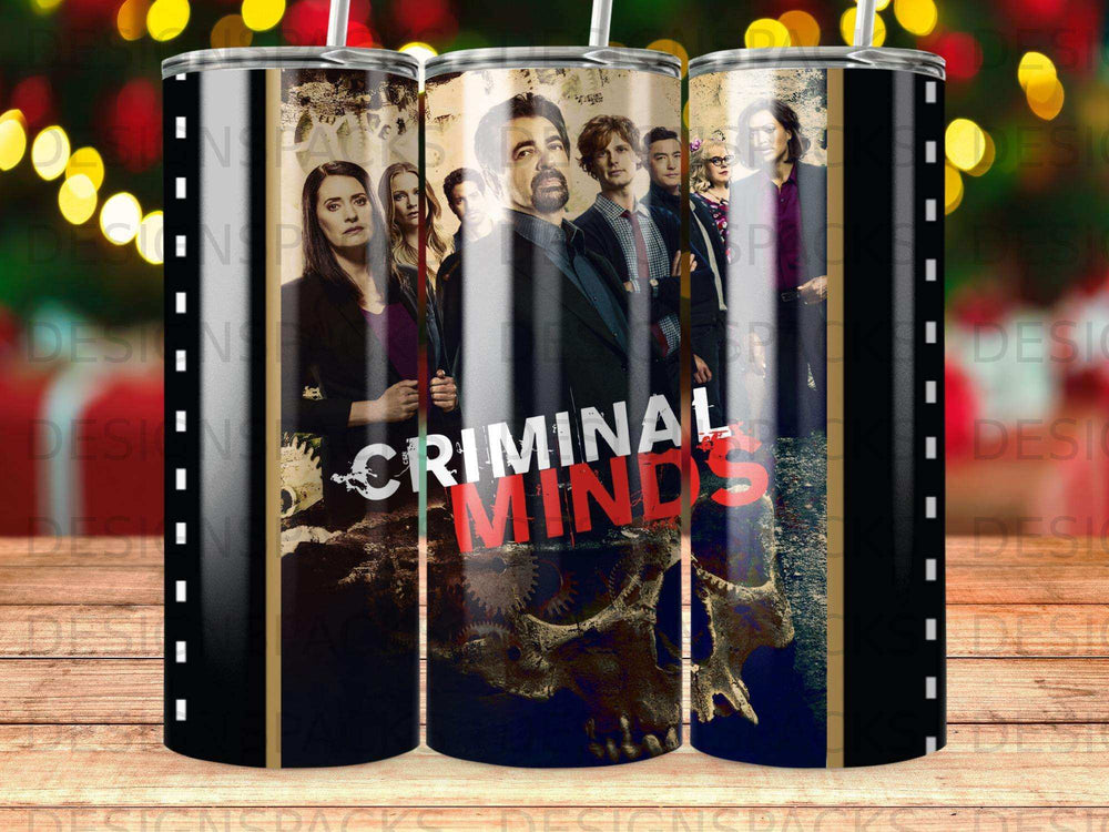 Criminal Minds TV show poster with cast and logo.