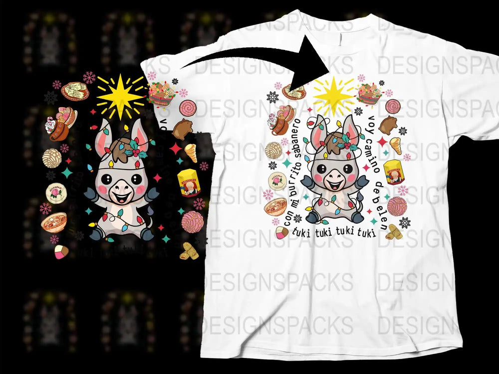 Cute Bunny T-Shirt for Kids, Fun Rabbit Graphic Tee with Colorful Desserts, Unisex Children's Clothing