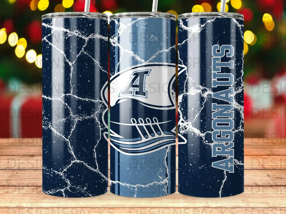 Argonauts A Logo Distressed Navy Blue Tumbler product type