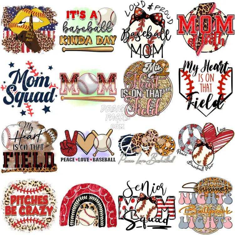 69 Baseball Designs Bundle Png
