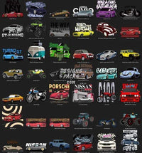 Load image into Gallery viewer, 69 Cars Designs Bundle PNG AI
