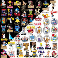 Load image into Gallery viewer, 69 Mixed Cartoons Brands Designs Bundle PNG AI designspacks
