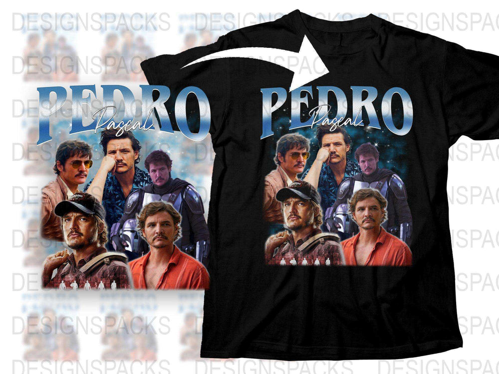 Vintage Pedro Movie T-Shirt, Classic Film Graphic Tee, Retro Pop Culture Apparel, Unisex Black Shirt