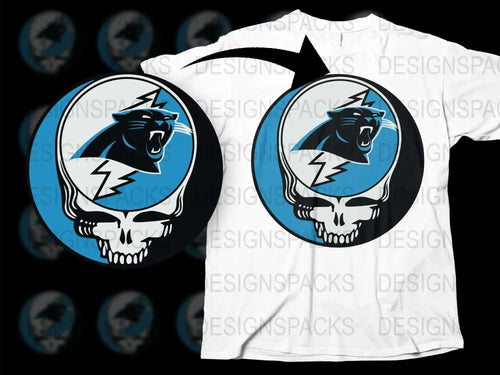 Men's Graphic T-Shirt with Blue Skull and Lightning Design, Casual Wear, Cool Summer Tee
