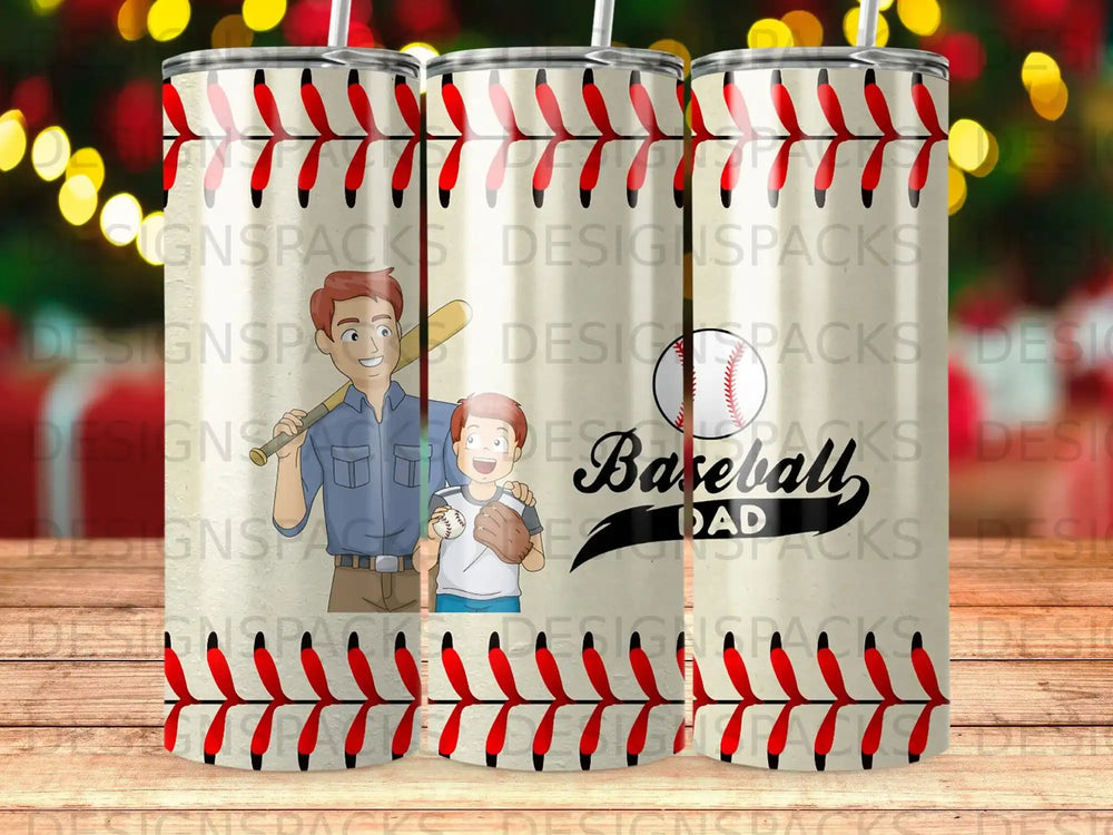 Baseball Dad Father Son Sport Tumbler product type