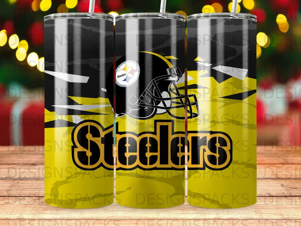 Pittsburgh Steelers Helmet Graphic Design Tumbler product type