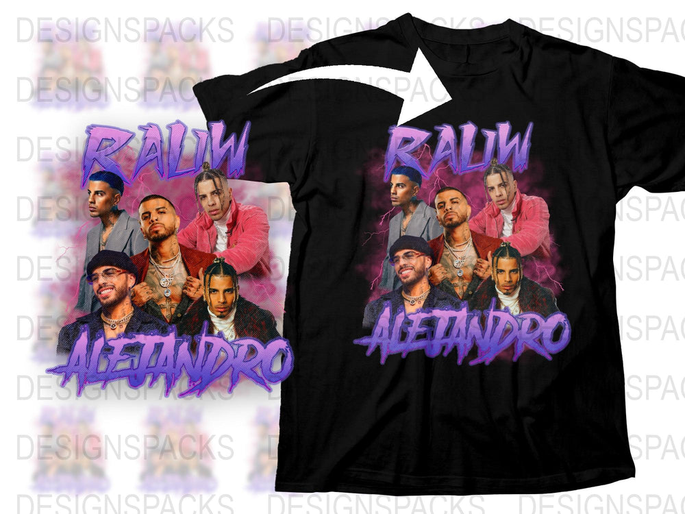 Rauw Alejandro Graphic T-Shirt, Pop Music Artist Inspired Tee, Men's and Women's Fashion Top, Urban Streetwear Clothing
