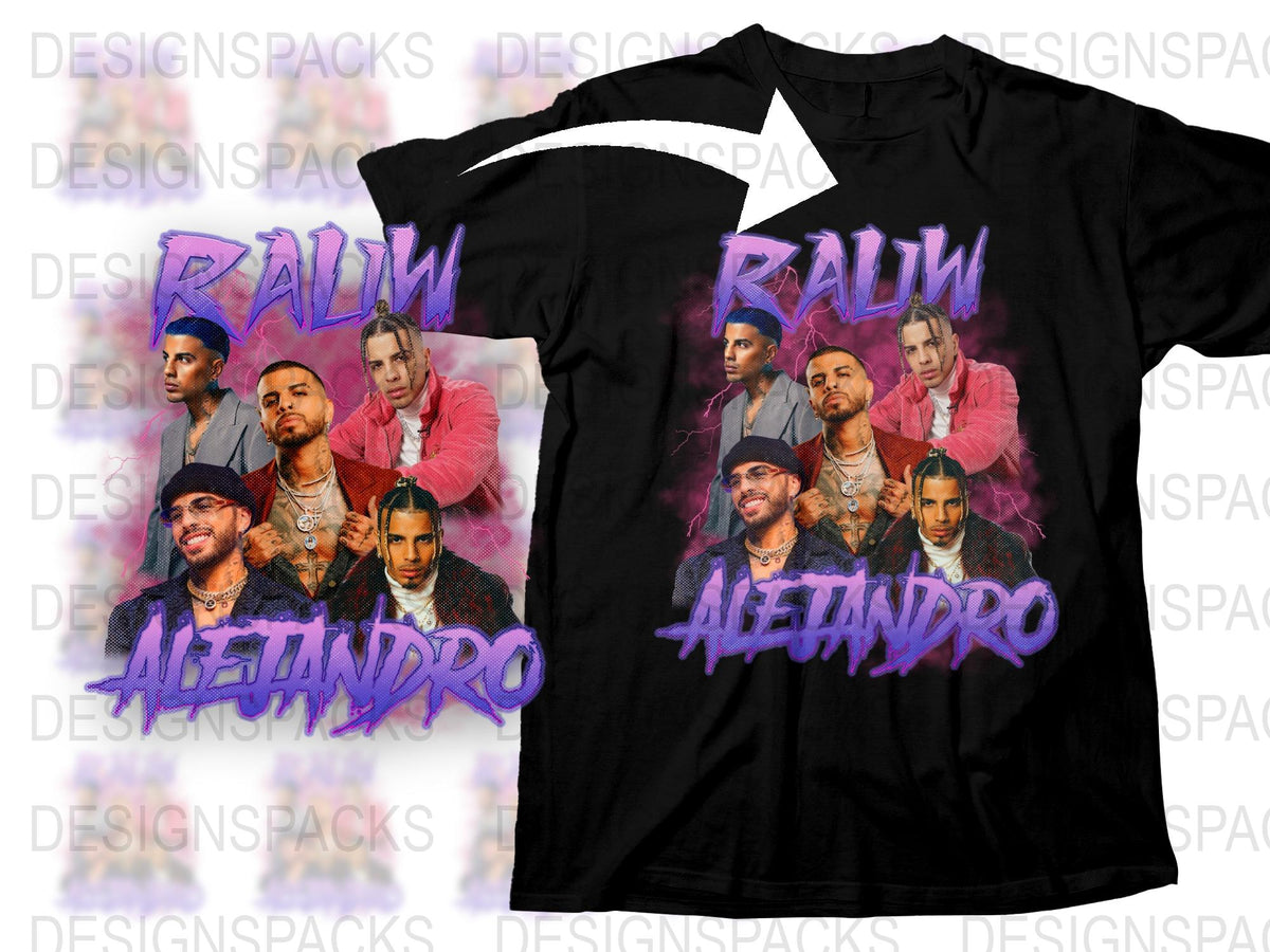 Rauw Alejandro Graphic T-Shirt, Pop Music Artist Inspired Tee, Men's and Women's Fashion Top, Urban Streetwear Clothing