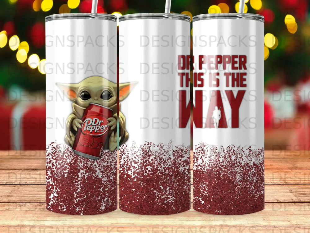 Grogu Dr Pepper This Is The Way Red Speckled product type