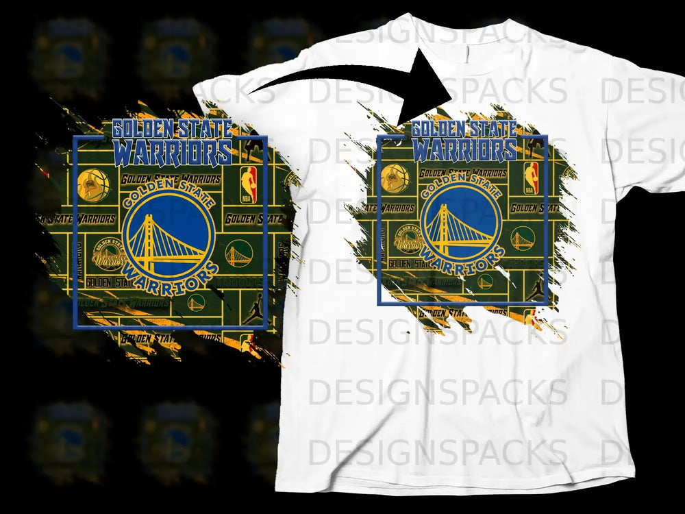 Golden State Warriors Fan Design Graphic T-shirt