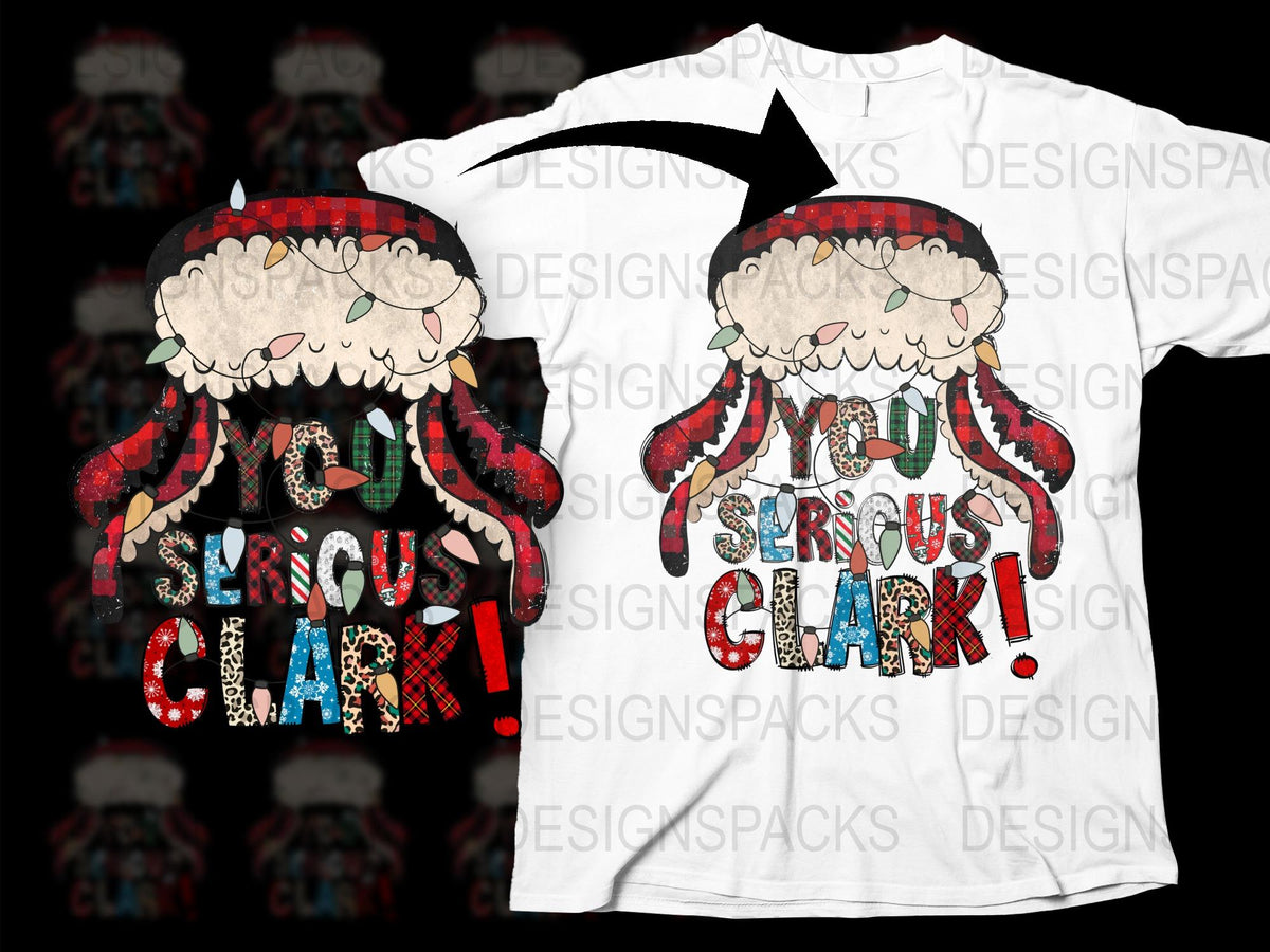 Festive Santa Claus Graphic T-Shirt, Funny Christmas Holiday Apparel, Unique Xmas Gift Idea, Casual Winter Clothing Styles