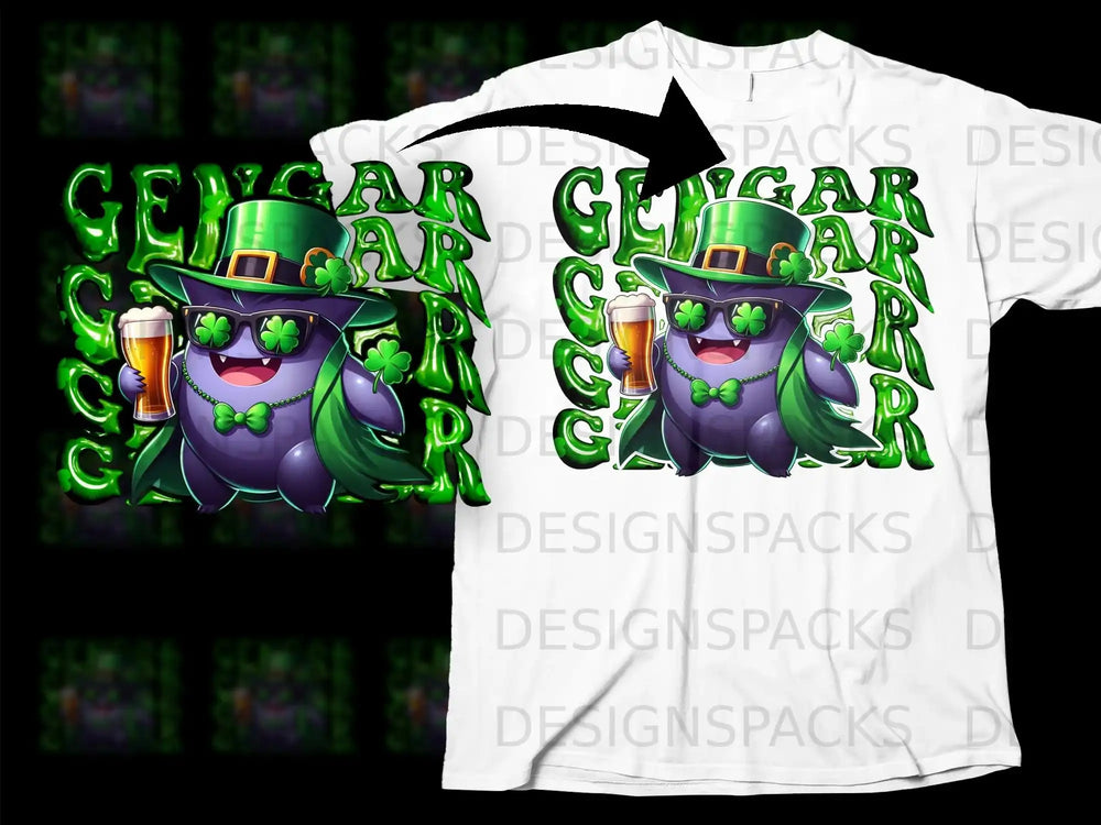 Gengar St Patricks Day Shamrocks Beer product type