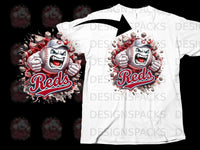 Load image into Gallery viewer, Reds Angry Baseball Mascot Graphic T-Shirt

