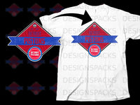 Load image into Gallery viewer, Detroit Pistons Vintage Logo Graphic T shirt
