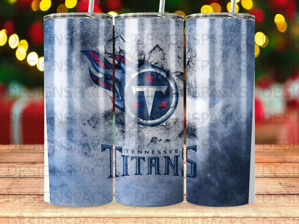 Tennessee Titans Distressed Logo Grunge Tumbler product type