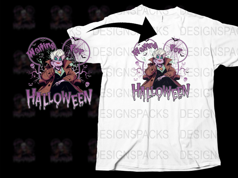 Halloween Clown T-Shirt, Spooky Cartoon Character, Men's Women's Graphic Tee, Unique October Apparel
