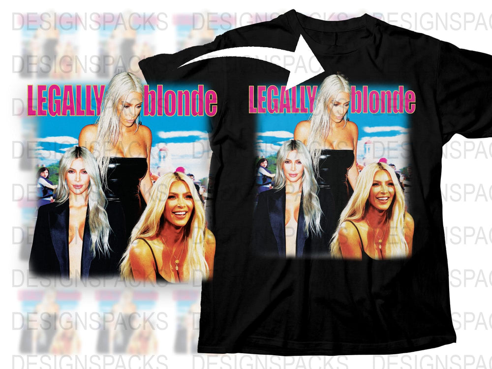 Legally Blonde Movie T-Shirt, Classic Film Graphic Tee, Vintage Style Fashion, Unisex Black Shirt