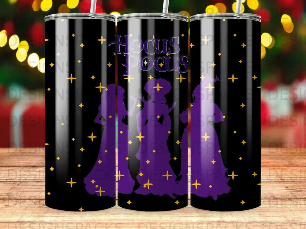 Hocus Pocus Witches Design Stars Tumbler product type