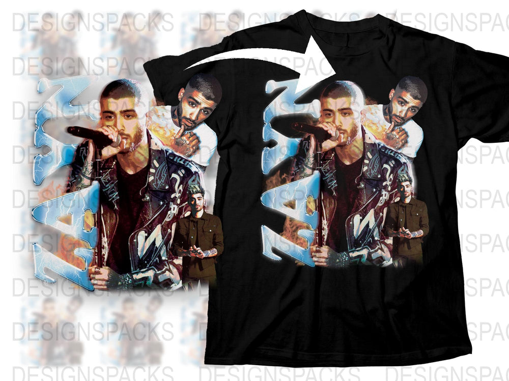 Men's Graphic T-Shirt with Trendy Multi-Pose Model Print, Urban Fashion, Stylish Casual Wear, Unique Apparel Design