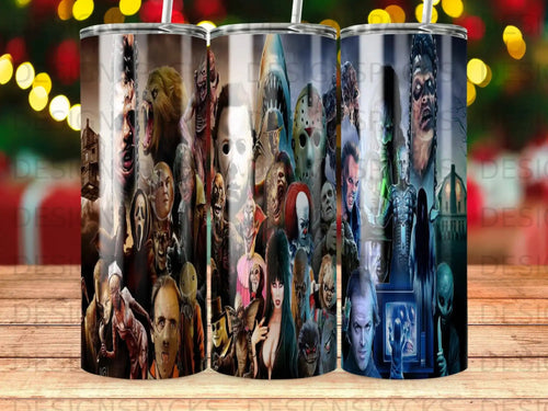 Horror Characters Movie Collage Spooky Scary Figures product type